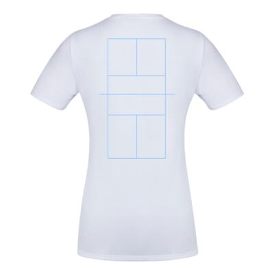 Blue Court Outline Back - Ladies 3 Thumbnail