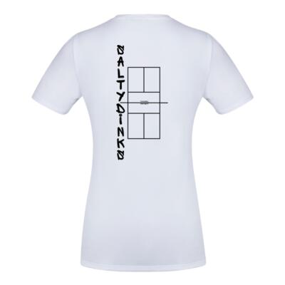 Black Court Outline Back - Womens Thumbnail